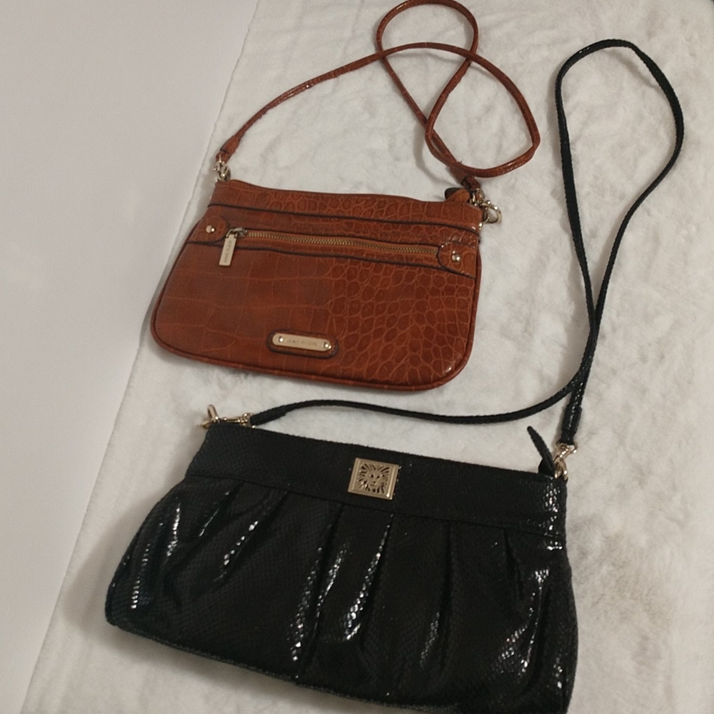 Bundle 2 Anne Klein Crossbody Baguettes